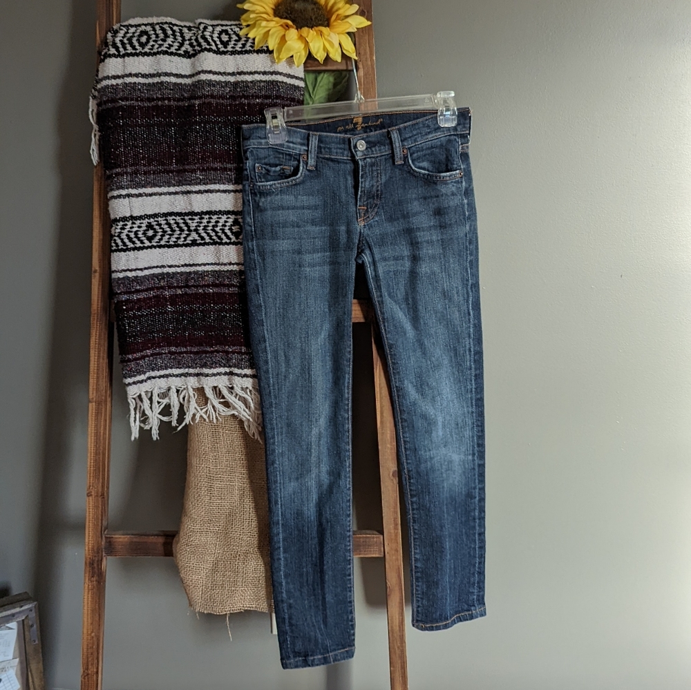 7 For All Mankind Blue Jeans